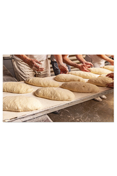 StoryGift Romania Tablou Canvas Modelarea Aluatului Pentru Paine Proaspata Intro Brutarie Traditionala.