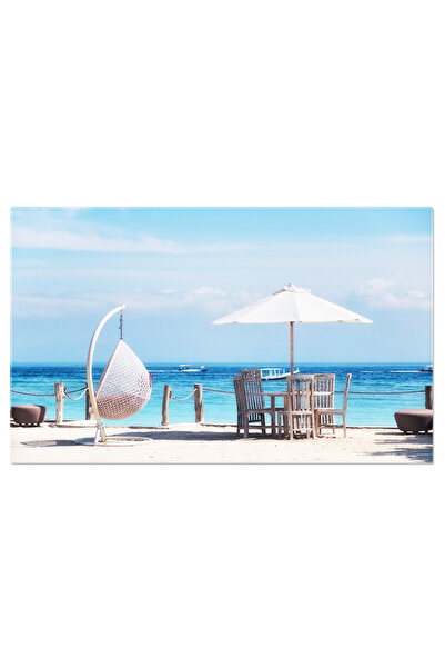 StoryGift Romania Tablou Canvas Relaxare La Marea In Vara, Plaja, Vacanta, Oc...