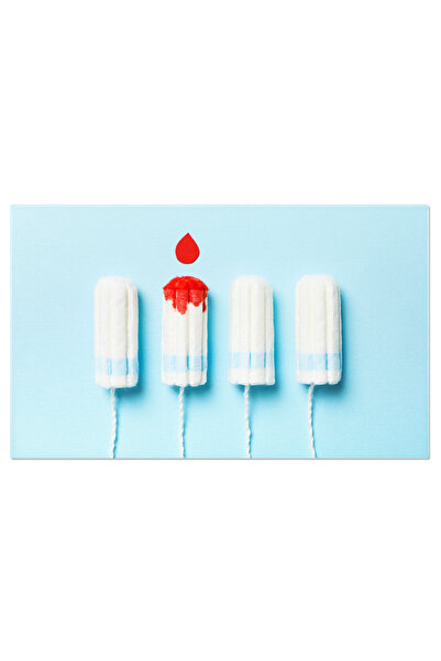 StoryGift Romania Tablou Canvas - Sanatatea Femeii Si Medicina: Concept Medical Cu Calendar Menstrual Si Alte Ele