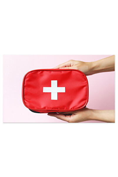 StoryGift Romania Tablou Canvas: Primul Ajutor - Kit De Urgenta Cu Bandaje Si...