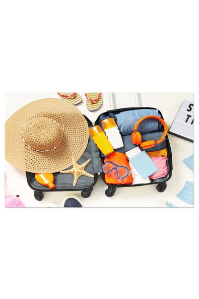 StoryGift Romania Tablou Canvas - Bagajul Vacantei: Accesorii Si Calatorii