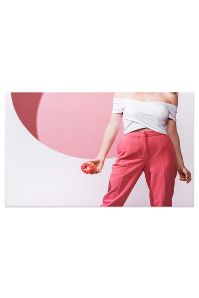 StoryGift Romania Tablou Canvas: Moda Dulce Si Gogosi - Minimalism, Culoare, ...