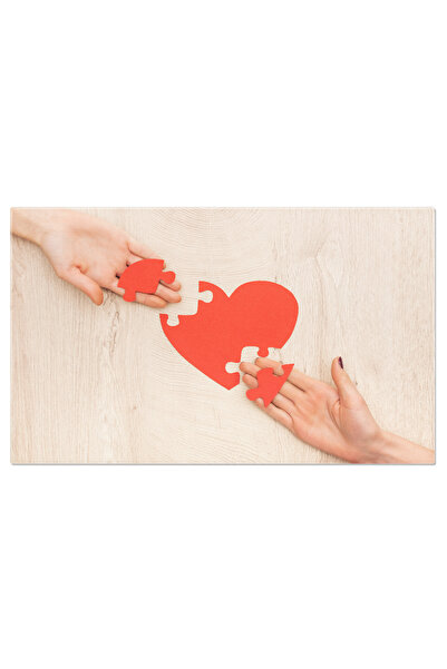 StoryGift Romania Tablou Canvas - Arta Colorata Cu Inima - Creativitate, Art,...