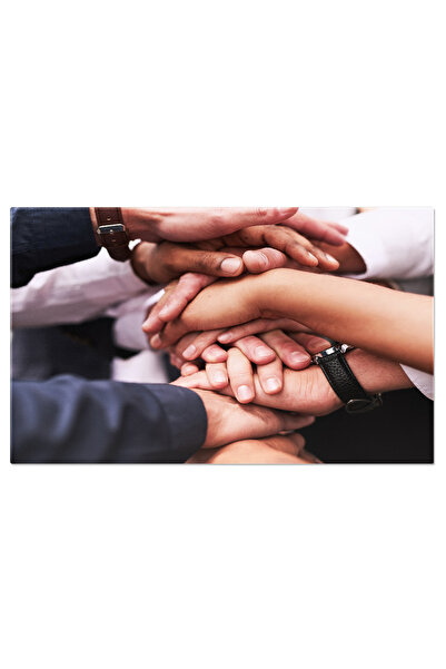 StoryGift Romania Tablou Canvas: Solidaritatea Echipei - Businesspeople Cu Ma...