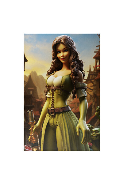 StoryGift Romania Tablou Canvas: Reinterpretarea Printesei Fiona Din Seria Sh...