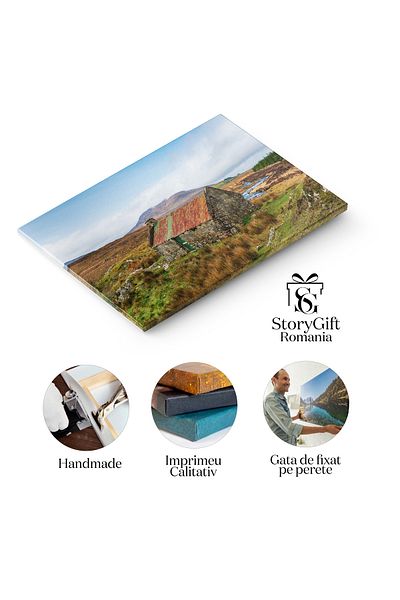 StoryGift Romania Tablou Canvas Femeie Coborata De Pe Un Tobogan Intr-o Piscina Cu Tobogan, Motion, Ground, Wet,