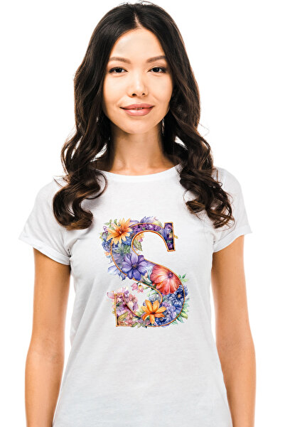 StoryGift Romania Tricou Femei cu litera "S", ilustratie, pentru copii, scoal...