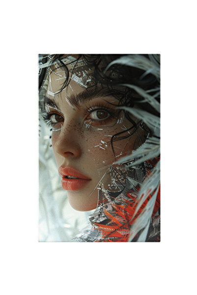 StoryGift Romania Tablou Canvas: Frumusețe Feminină Însoțită De Un Machiaj Sc...