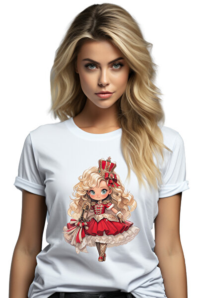 StoryGift Romania Tricou Femei cu o fetita dragalasa cu o coroana de regina, ...