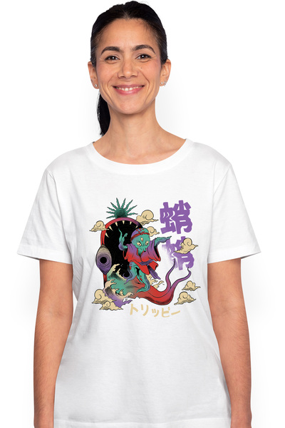 StoryGift Romania Tricou Femei Personalizata Extraterestru Chinez cu 3 Ochi, ...