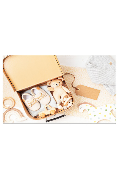 StoryGift Romania Tablou Canvas Cu Articole Pentru Bebelusi: Imbracaminte Si ...