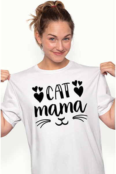 StoryGift Romania Tricou Femei pentru mamicile iubitoare de pisici cu textul ...