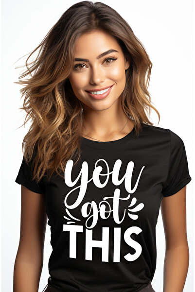 StoryGift Romania Tricou Femei cu un mesaj incurajator in engleza "You got th...