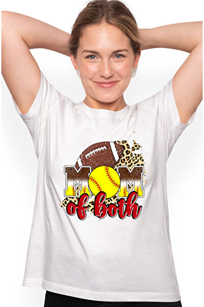 StoryGift Romania Tricou Femei cu mingi de fotbal american si de baseball cu ...