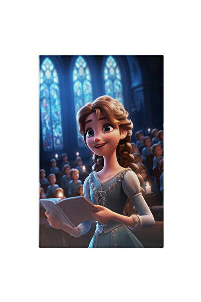 StoryGift Romania Tablou Canvas: Printesa Elsa Care Canta In Corul Bisericii ...