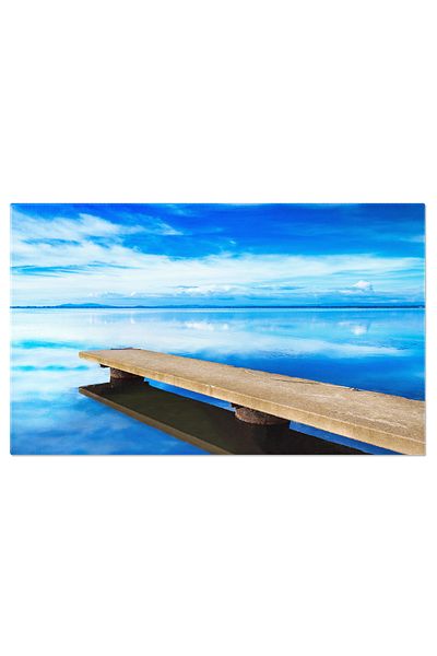StoryGift Romania Tablou Canvas Ponton Si Mare In Marina Di Pietrasanta Versilia, Marina Di Pietrasanta, Ponton,