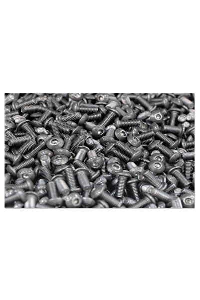 StoryGift Romania Tablou Canvas Grup Mare De Suruburi Din Otel Elemente Esentiale In Industrie Si Constructii, F