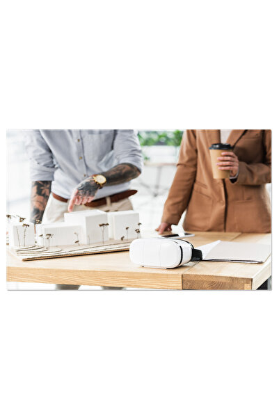 StoryGift Romania Tablou Canvas Explorand Arhitectura Virtuala Arhitectii Rea...