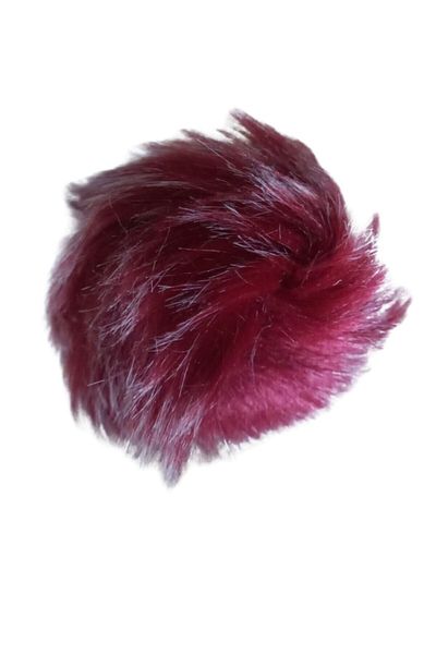 Modafiks Hat Pompom Claret Red