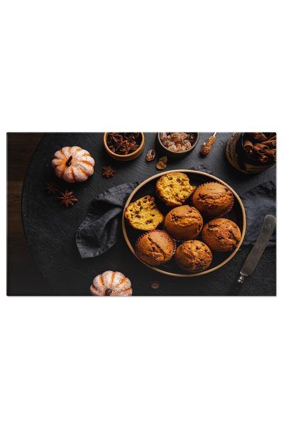 StoryGift Romania Tablou Canvas Delicii De Toamna: Prajituri De Dovleac - Can...