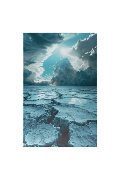 StoryGift Romania Tablou Canvas: Craterele Din Ținutul Înghețat Desprinderea ...