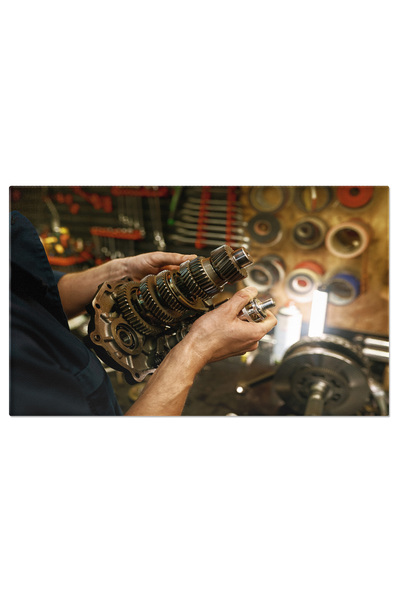 StoryGift Romania Tablou Canvas Serviciu De Reparatii Motociclete, Atelier, S...