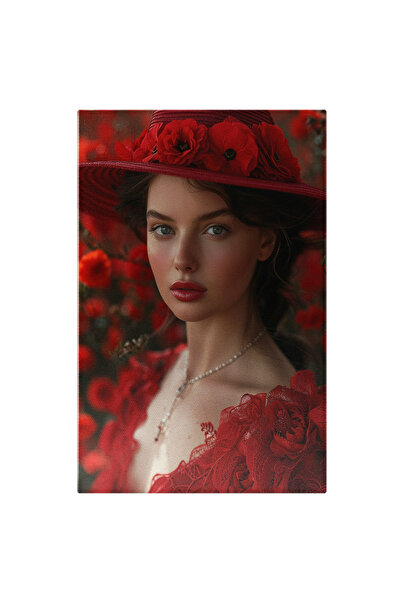 StoryGift Romania Tablou Canvas: Sărutul Femeii În Grădina Florilor Iubirea T...