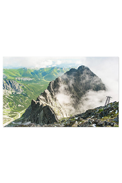 StoryGift Romania Tablou Canvas Vedere Aeriana A Unui Peisaj Muntos Si Stancos In Inaltimile Muntilor Tatra
