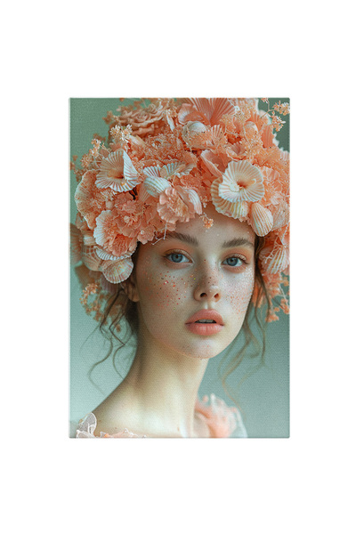 StoryGift Romania Tablou Canvas Femeia Cu Machiaj Strălucitor Și Stil Distinc...