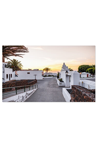 StoryGift Romania Tablou Canvas Teguise, Orasul De Pe Insula Lanzarote, Canar...