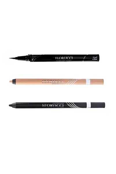 Florucci فلوروتشي مجموعة العناية ب العين والحواجب مكونه من قلم عيون ميركال بي...