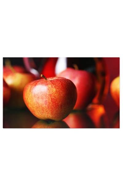 StoryGift Romania Tablou Canvas Mere Si Un Pahar Cu Suc, Appetizing, Apple, Beverage, Fresh, Diet 476