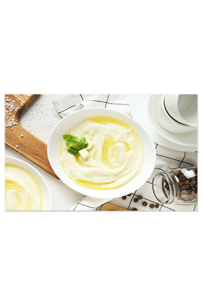 StoryGift Romania Tablou Canvas Piure De Cartofi Un Deliciu Culinare Servit I...
