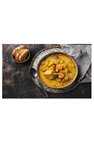 StoryGift Romania Tablou Canvas Supa Islandeza De Peste Cu Crevete Si Curry O...