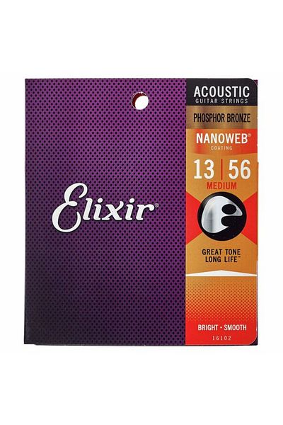Elixir Corzi Chitara Acustica Elixir 16102 Nanoweb Medium Phosphor