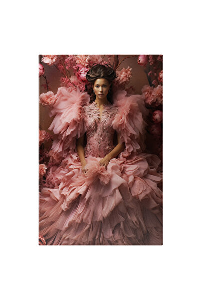 StoryGift Romania Tablou Canvas: Fotografie Cu O Femeie Imbracata Elegant - F...