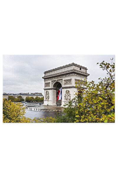 StoryGift Romania Tablou Canvas: Arcul De Triumf, Paris In Toata Splendoarea, Simboluri Culturale Europene