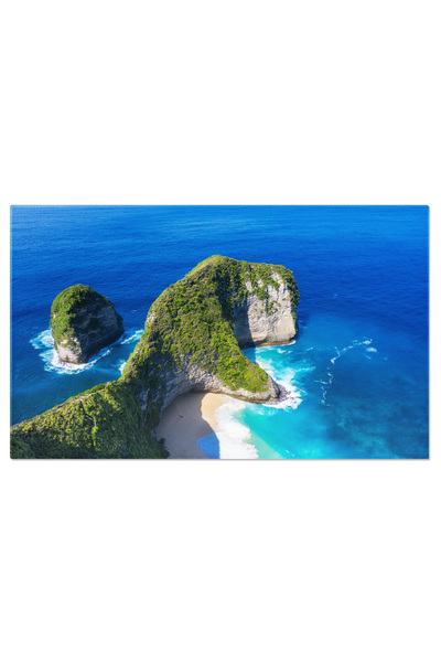 StoryGift Romania Tablou Canvas Plaja Kelingking In Nusa Penida, Bali I, Aeri...