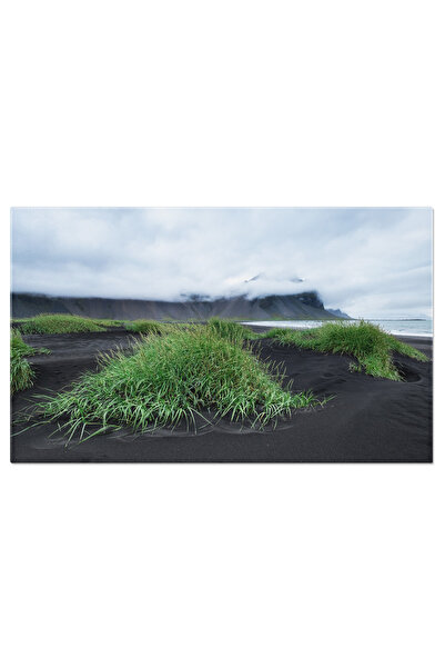 StoryGift Romania Tablou Canvas Peisaj In Islanda, Nisip Negru, Coasta, Natura, Vulcanic 2692