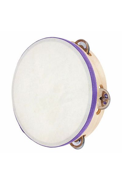 Millenium Millenium Drum Tambourine 8" Tambourine Natural Skin