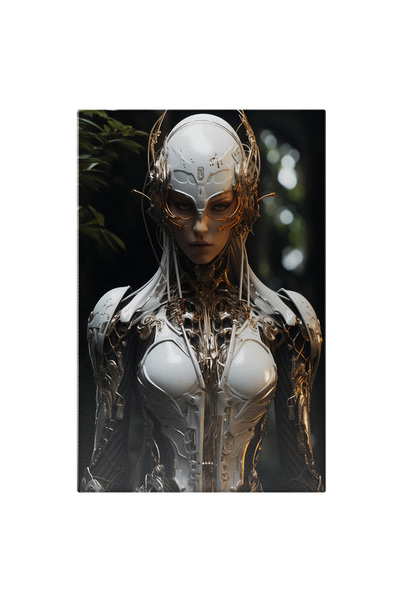 StoryGift Romania Tablou Canvas: Fotografie Cu O Femeie Robotizata/augmentata...