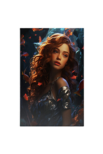 StoryGift Romania Tablou Canvas: Mica Siena Intuneric, Albastru Electric, Caracter Fictional, Design Grafic, gr