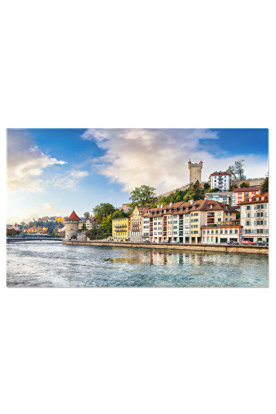 StoryGift Romania Tablou Canvas Centrul Istoric Remarcabil Al Orasului Lucern...