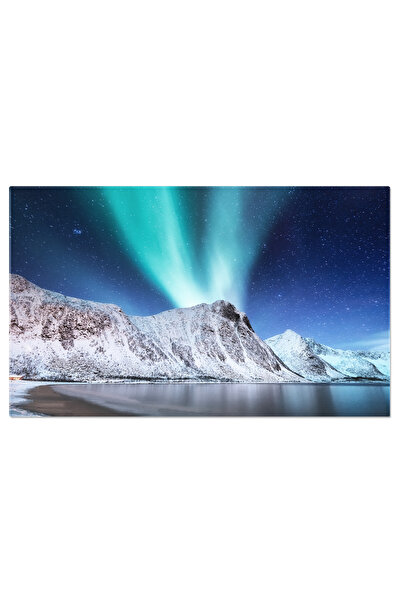 StoryGift Romania Tablou Canvas Aurore Boreale Insula Senja, Norvegia, Peisaj...