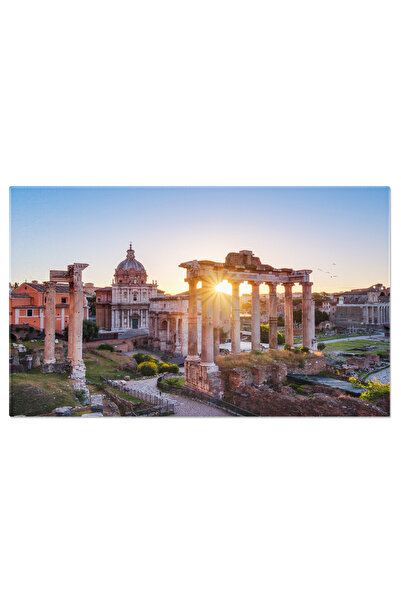 StoryGift Romania Tablou Canvas Forumul Roman La Rasarit, Antica, Biserica, Istorie, Italiana, Italia, Vedere, Pi