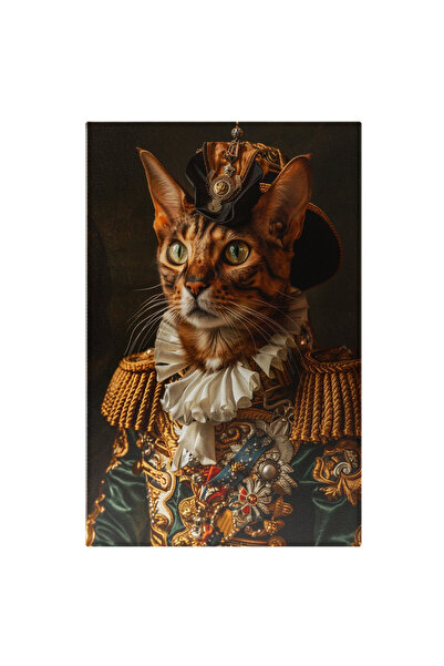 StoryGift Romania Tablou Canvas Portret În Napoli Fotografia Unei Pisici În H...