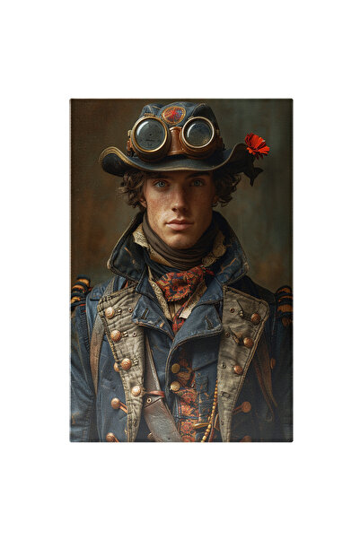 StoryGift Romania Tablou Canvas Explorator Cu Privirea Blanda Si Ochi Albastr...