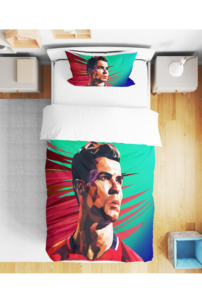 Home طقم غطاء لحاف للأولاد والبنات الصغار مطبوع رقميًا ثلاثي الأبعاد من رونال...