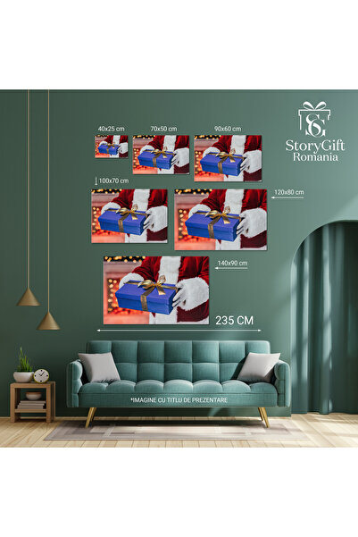 StoryGift Romania Tablou Canvas Traditie Si Magie Mos Craciun In Costumul Sau Traditional, Intro Imagine Iconica