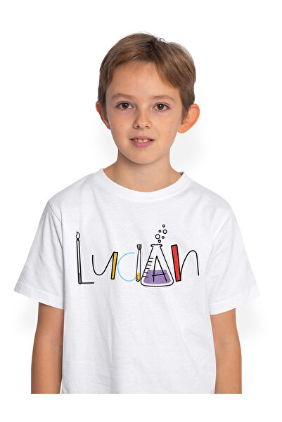StoryGift Romania Tricou Copii Cu Numele Lucian, Si Mesaj Amuzant, Curios, So...